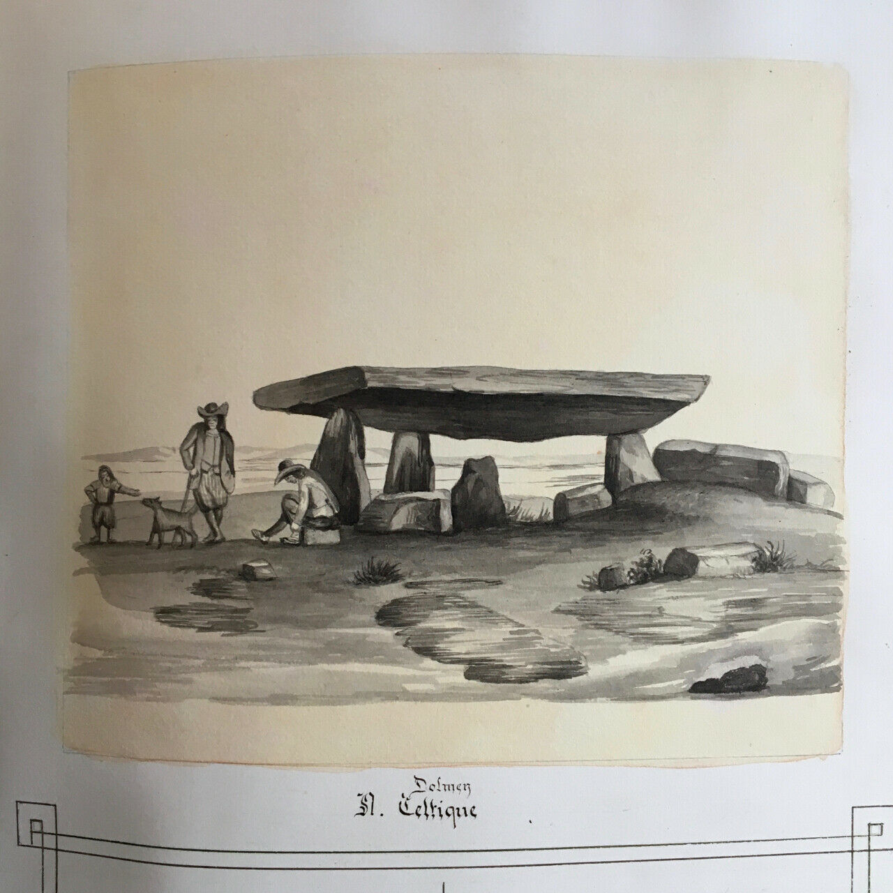 Album d'aquarelles d'architecture, œuvre d'une jeune aristocrate belge — c. 1850