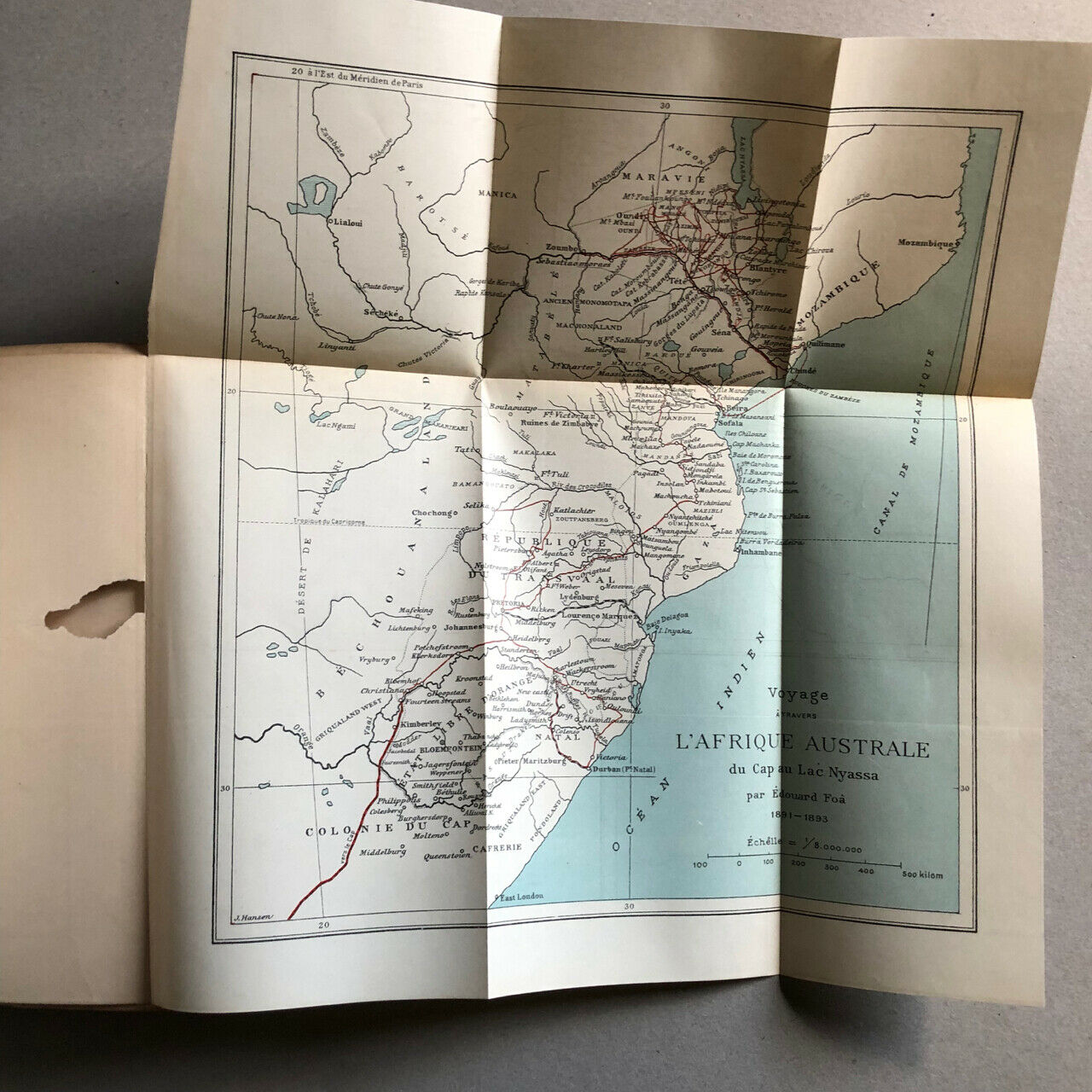 Foà — My Great Hunts in Central Africa — 1 map, 82 grav. — Plon — 1901.