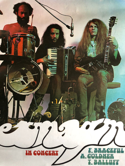 Exmagma — affiche originale — krautrock, jazzfusion, free improvisation — 1973.