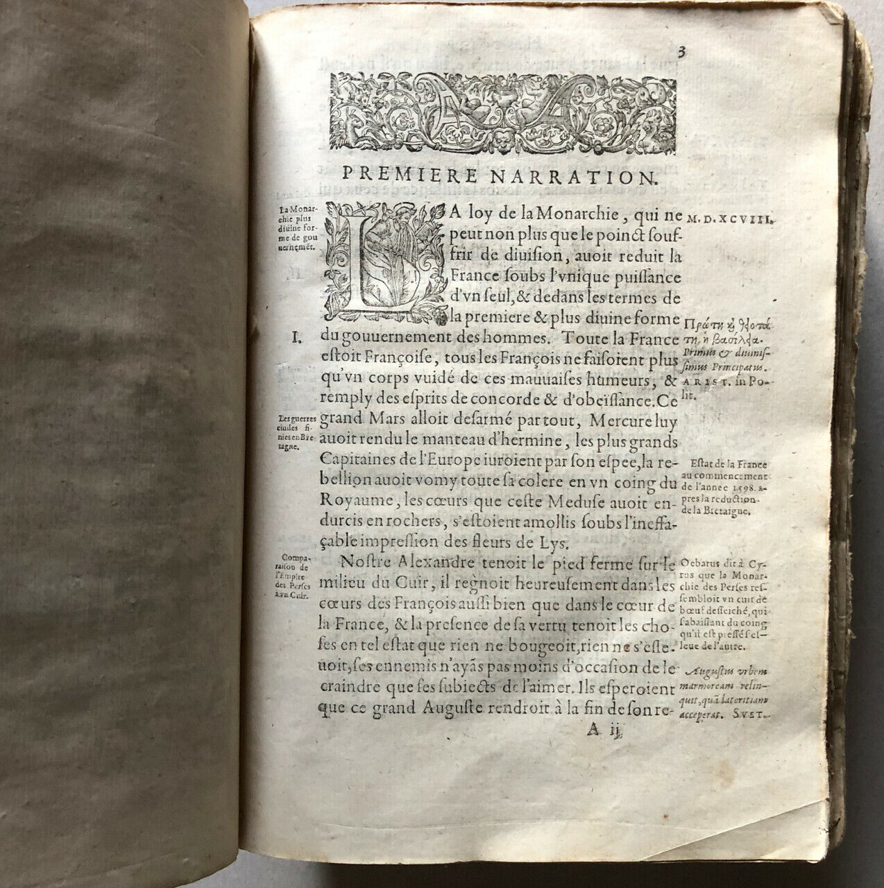 Pierre Matthieu — History […] of the reign of Henri IV — É.O — Jamet Metayer — 1605