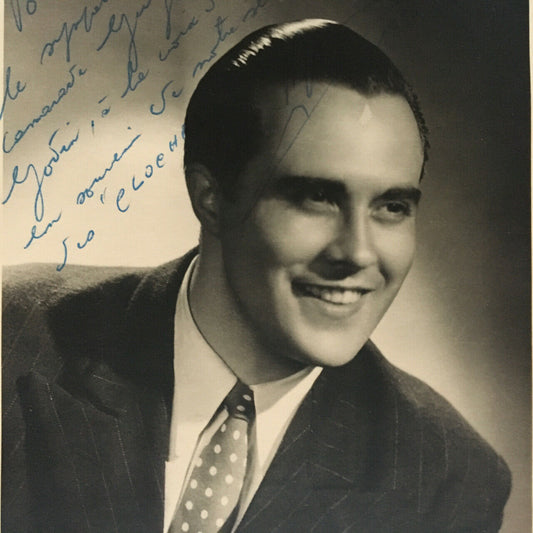 Paul Mouron — original signed and dated photograph — Studio Robert — 1950.