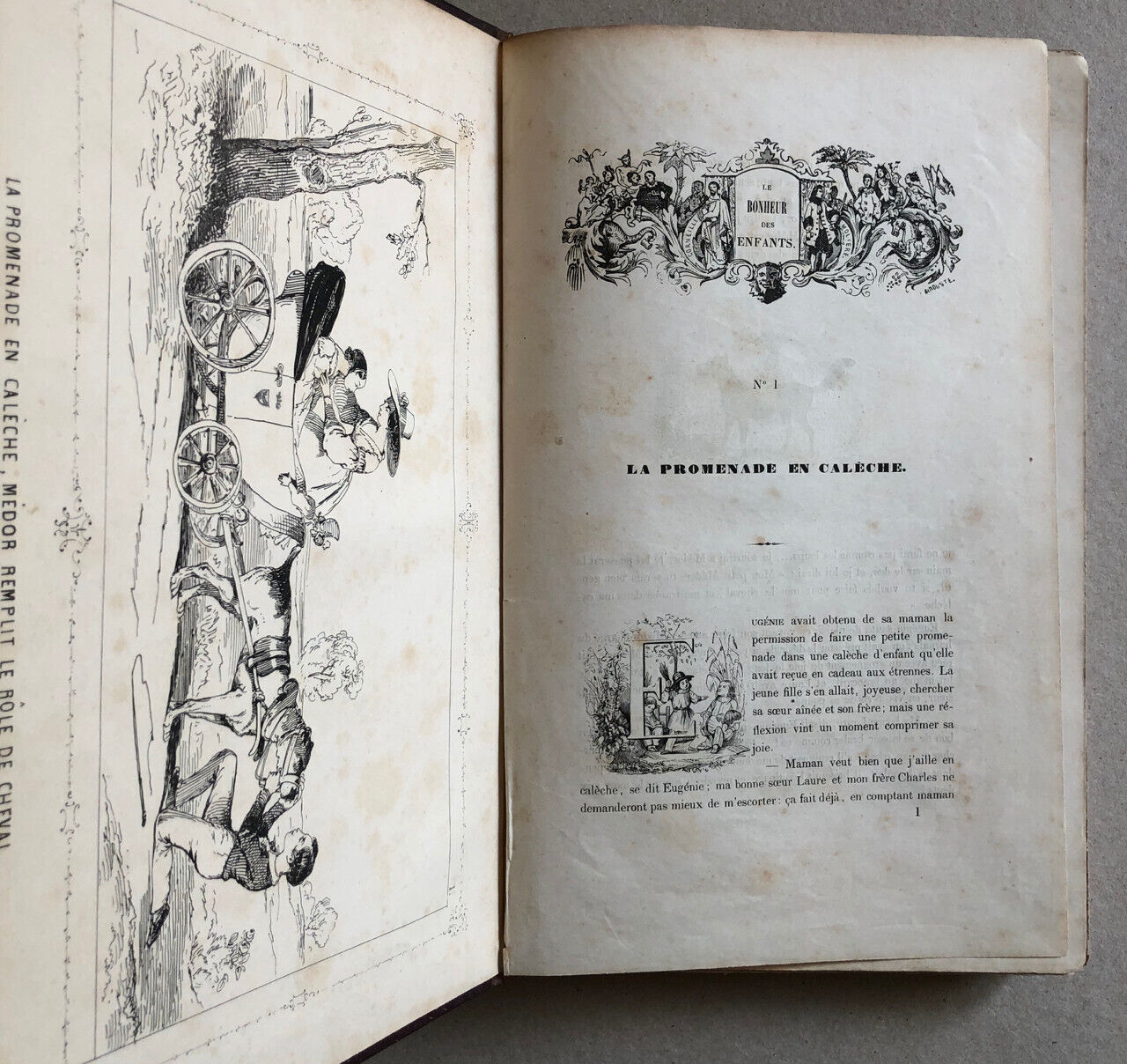 Abbé Laurence de Savigny — Le Bonheur des enfants — 39 litho. h.t. — Aubert 1858