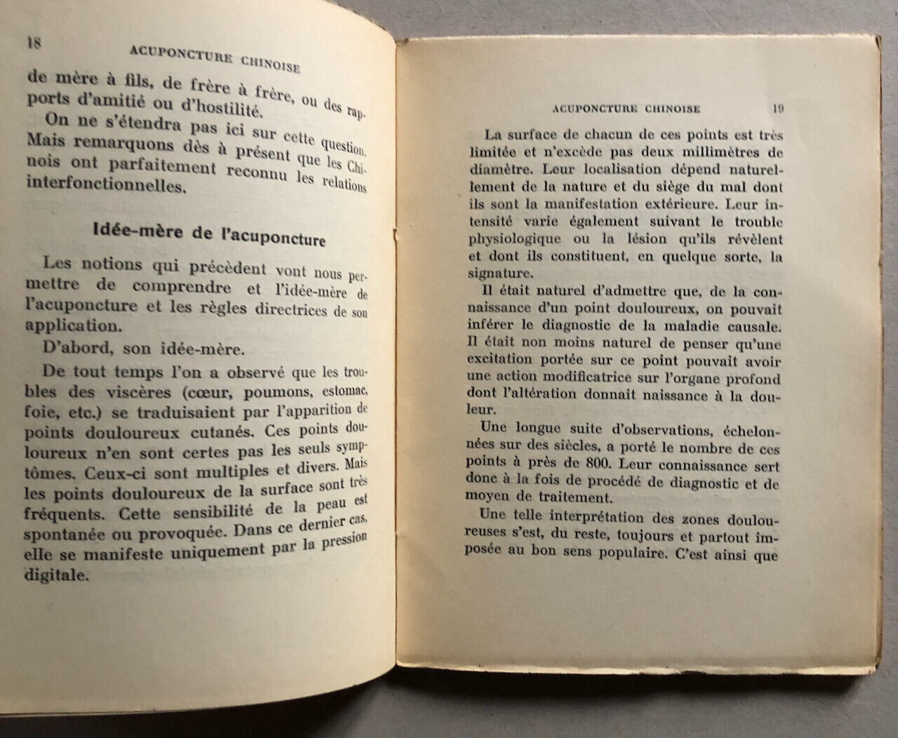 Docteur Bonnet-Lemaire — Acuponcture chinoise — édition originale — Adyar — 1933