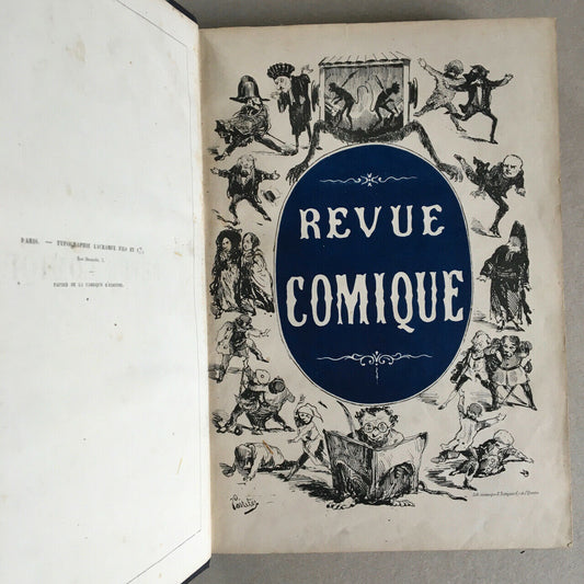 Vertot, Nerval, La Bédollière… —  La Revue comique — ill. Bertall, Nadar… — 1848