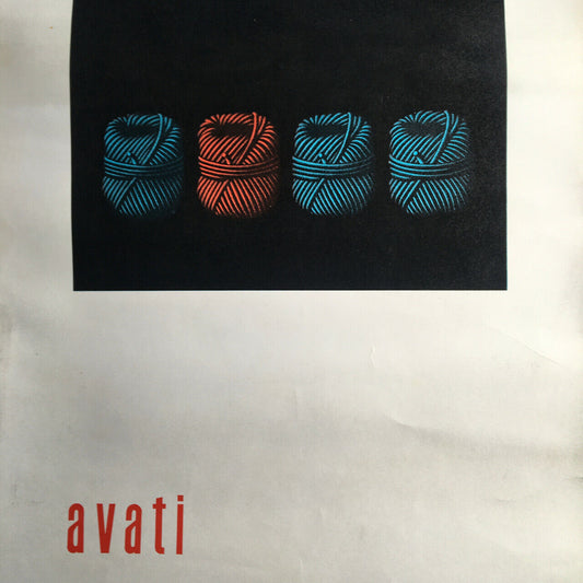 Avati — manière noire — Affiche d'exposition à la galerie Sagot-Le Garrec — 1970