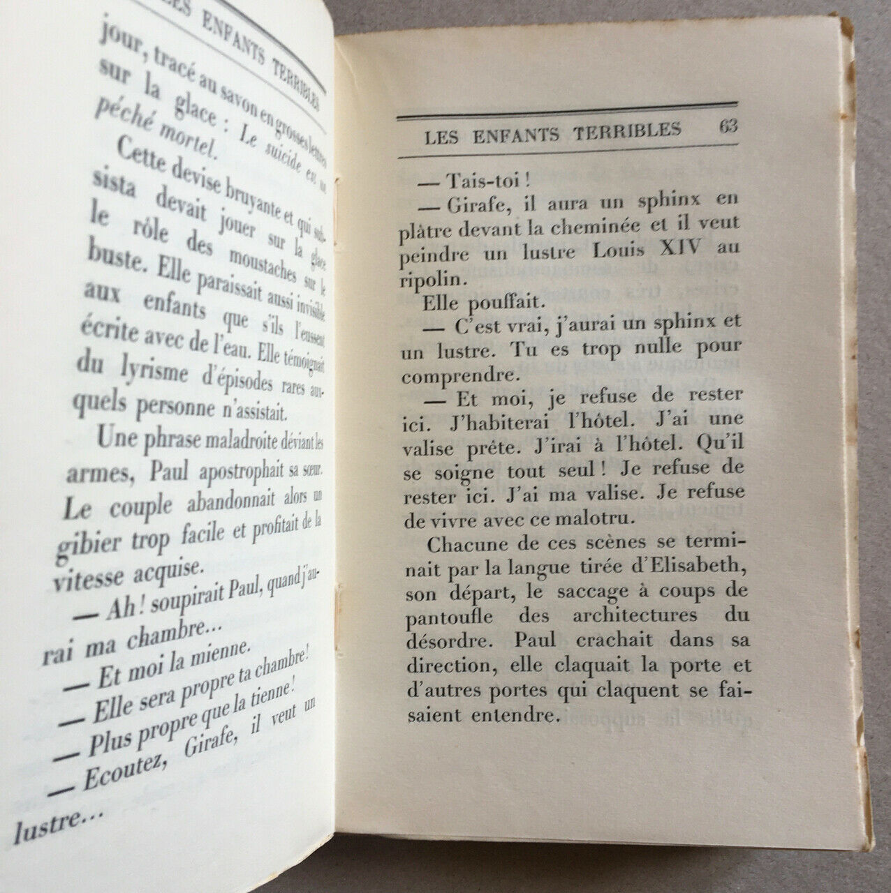 Jean Cocteau — Les Enfants terribles — édition originale — Bernard Grasset —1929