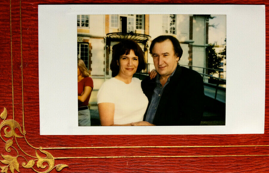 Clémentine Célarié & Jean-François Balmer — polaroid original couleur — 1996