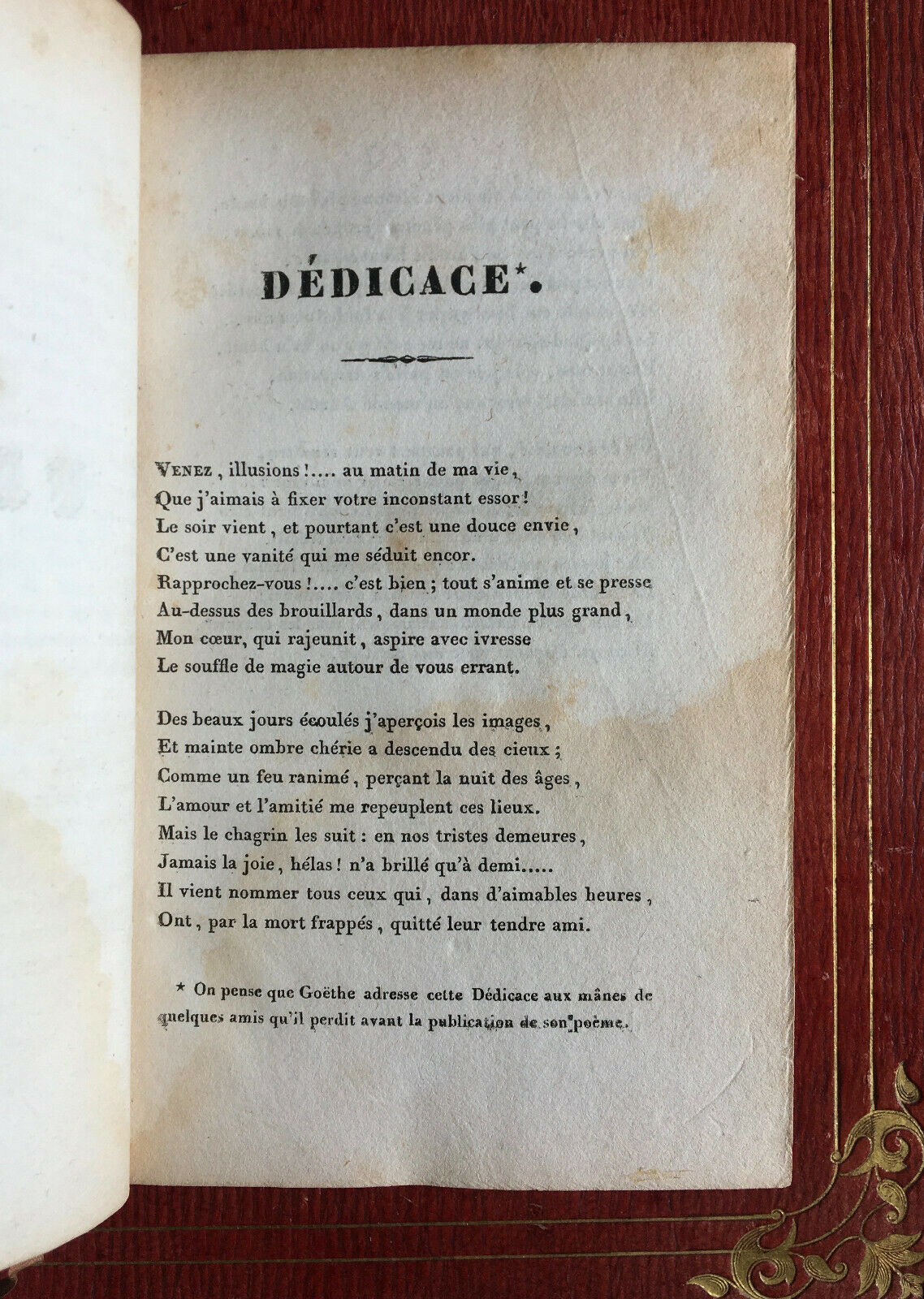 Goethe, Gérard de Nerval — Faust — 1st ed. from the translation — Dondey-Dupre — 1828.